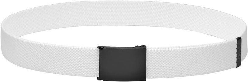 Falari Canvas Web Belt Fully Adjustable Cut to Fit Golf Belt Flip Top Buckle - Image 4